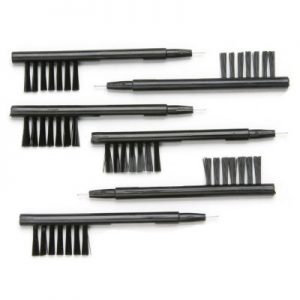 pack containing 6 brushes to clean hearing aids