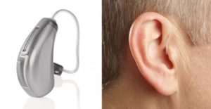 Receiver in the canal hearing aid