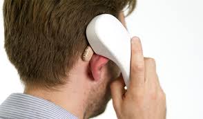acoustic hearing aids working with cellular phones