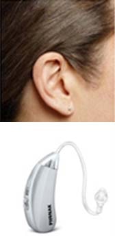 Mini BTE with slim tube and tip Mini BTE with slim tube and tip