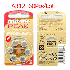 Hearing aid batteries 312