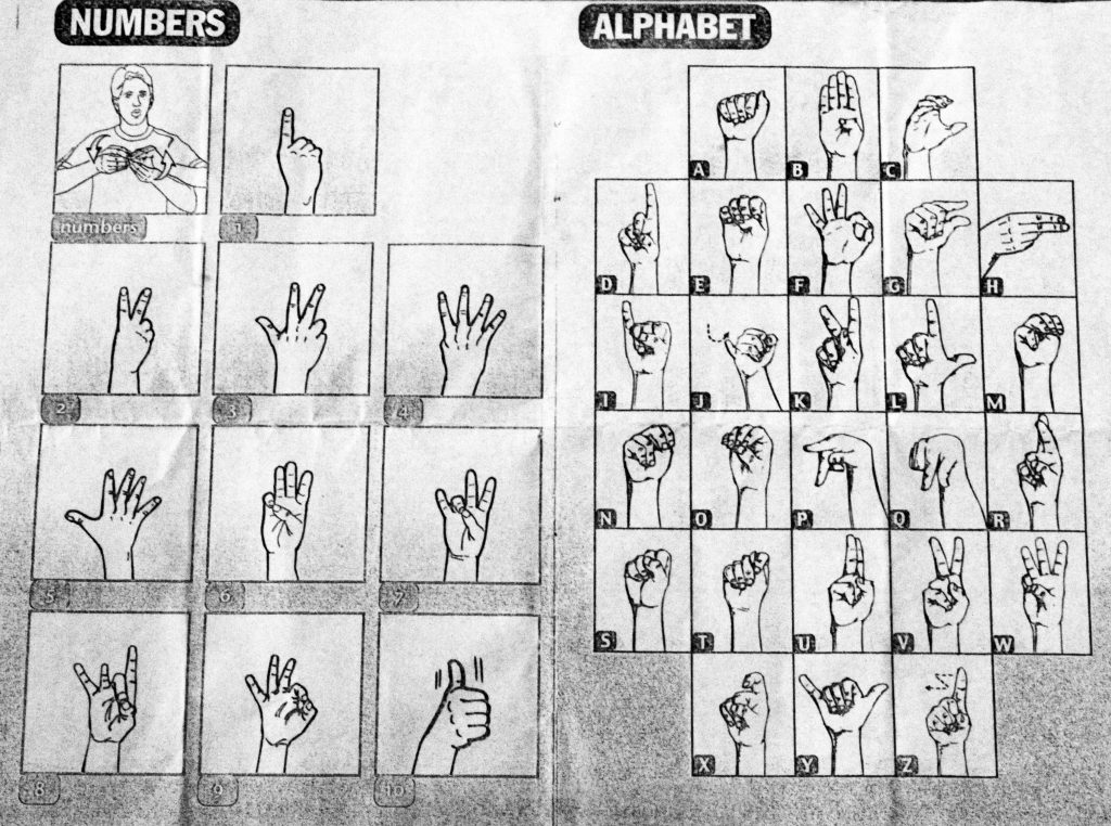 Deaf culture - alphabets & number