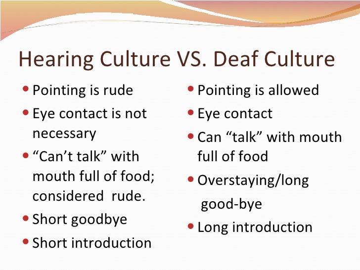 English Essay Samples Similarities Of Deaf Culture And Hearing Culture How To Write Proposal Essay also Certifications Online Deaf Culture Community Aspects Value Importance Romeo And Juliet Essay Thesis