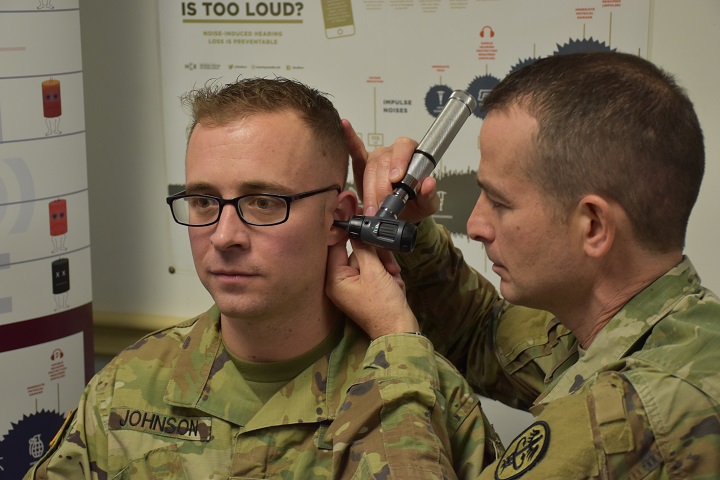 hearing test in military