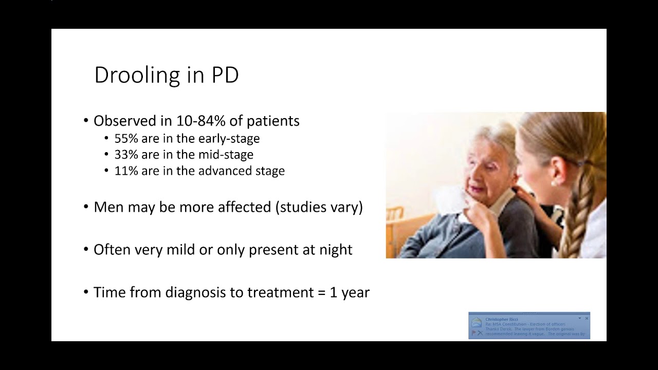 Diagnosis of drooling