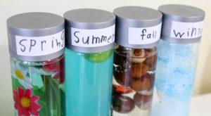 Weather sensory Bottles