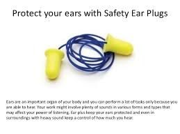 Safety ear plugs