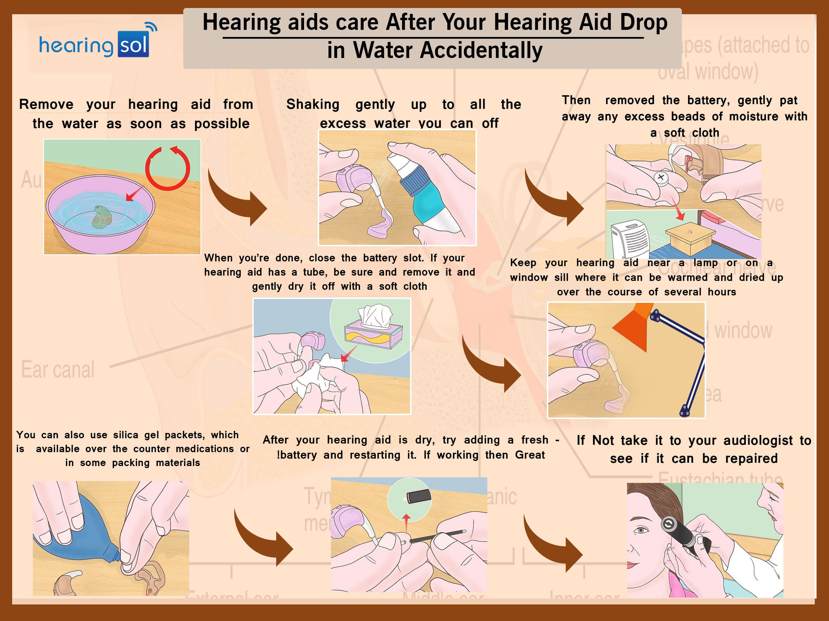 hearing aid care
