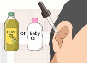 mineral oil to unclog ears