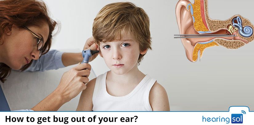 How to get bug out of your ear?